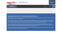 Desktop Screenshot of premiumponyparts.com